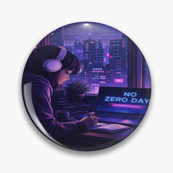 Item preview, ? No Zero Days | Cozy Lo-fi Productivity & Study Aesthetic designed and sold by SSVSTICKERS.