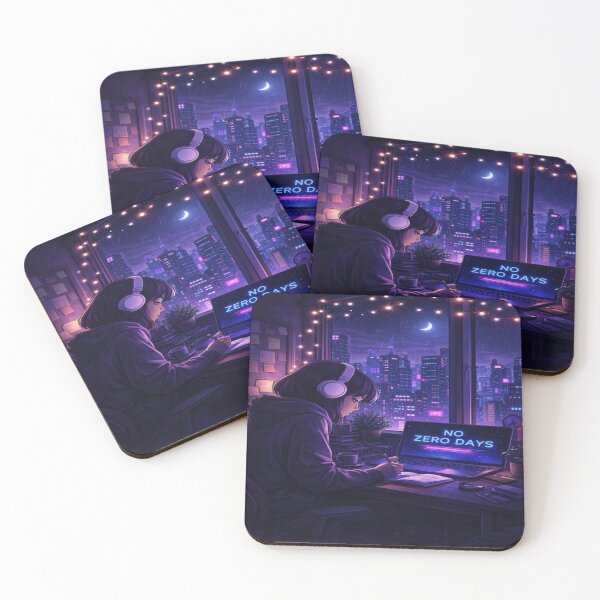 Item preview, ? No Zero Days | Cozy Lo-fi Productivity & Study Aesthetic designed and sold by SSVSTICKERS.