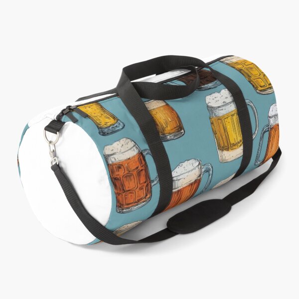 Item preview, Hand Drawn Beer Mugs Pattern Craft Beer Lover designed and sold by NicolasGlowArt.