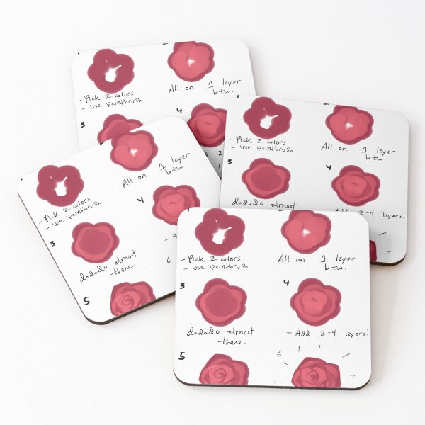 Item preview, Quick Flower Process Sketch designed and sold by TomatiLove.