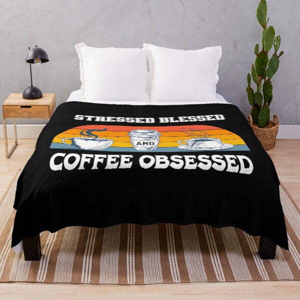 Item preview, Copy Of Stressed Blessed And Coffee Obsessed designed and sold by NosuriHanArt.
