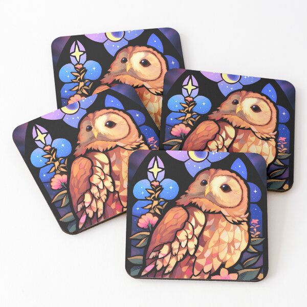 Item preview, Owl Stained Glass Style designed and sold by TomatiLove.