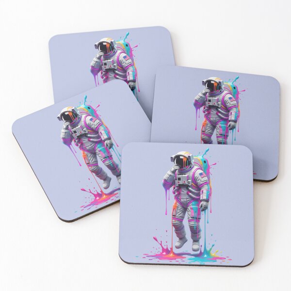 Item preview, "Neon Pretender" Cyberpunk Astronaut designed and sold by Vivid Trace.