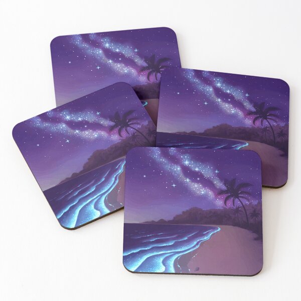 Item preview, Starry Beach Night Scene designed and sold by TomatiLove.