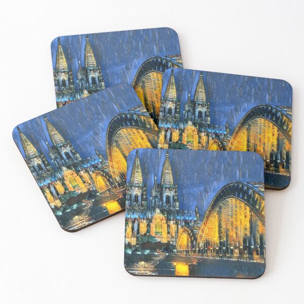 Item preview, Cologne, Rhine bridge and cathedral designed and sold by sid1802.