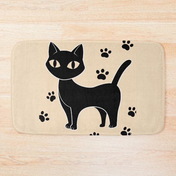 Item preview, Black Cat Silhouette designed and sold by PrintByte.