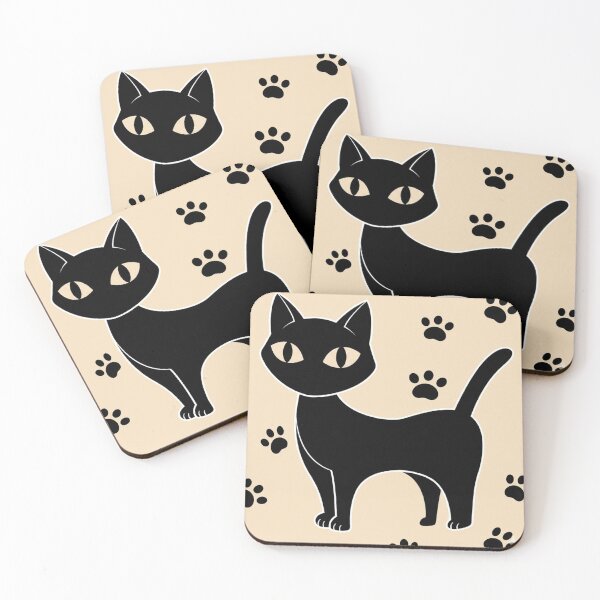 Item preview, Black Cat Silhouette designed and sold by PrintByte.