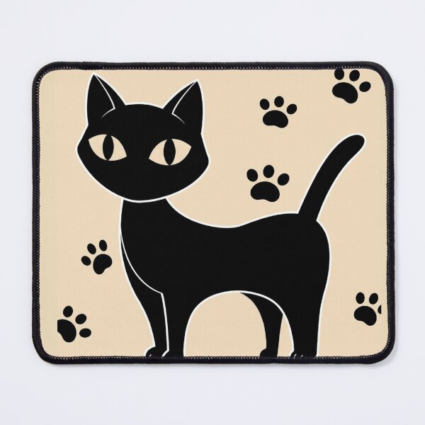 Item preview, Black Cat Silhouette designed and sold by PrintByte.
