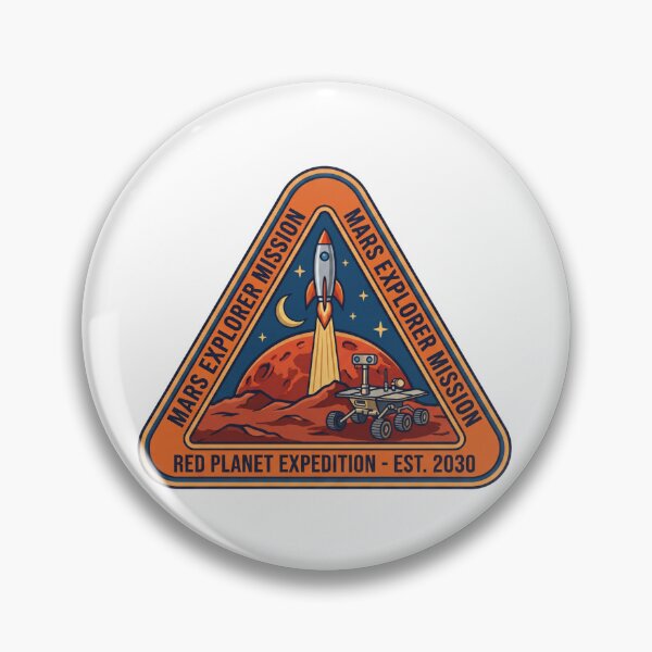 Item preview, Mars Explorer Mission Red Planet designed and sold by IllustrifyArts.
