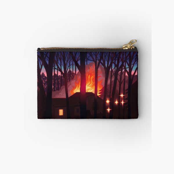 Item preview, Burning House in Forest designed and sold by TomatiLove.