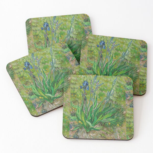Item preview, Iris by Vincent van Gogh: Post Impressionist Floral Fine Art Print designed and sold by artofuniverse.