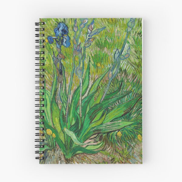 Artikelvorschau, Iris von Vincent van Gogh: Postimpressionistischer Kunstdruck mit floralem Motiv entworfen und verkauft von artofuniverse.
