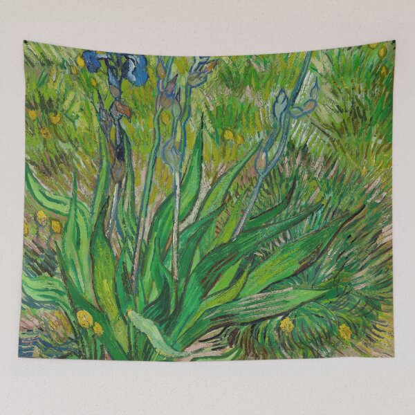 Item preview, Iris by Vincent van Gogh: Post Impressionist Floral Fine Art Print designed and sold by artofuniverse.