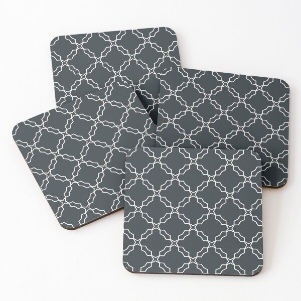 Item preview, Gunmetal & isabelline geometric seamless pattern designed and sold by Mint + Midnight.