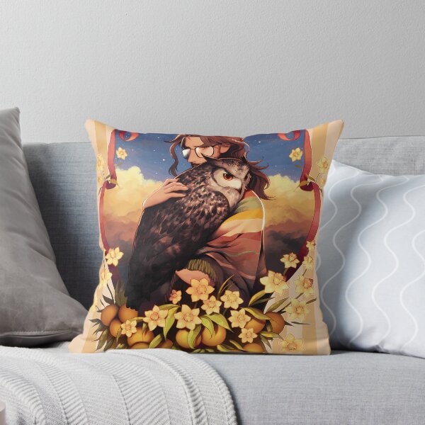 Item preview, Man with Owl Portrait designed and sold by TomatiLove.