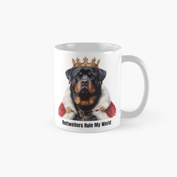 Item preview, A Beautiful Rottweiler Dressed as a King - Rottweilers Rule My World designed and sold by Soulstar Designs.