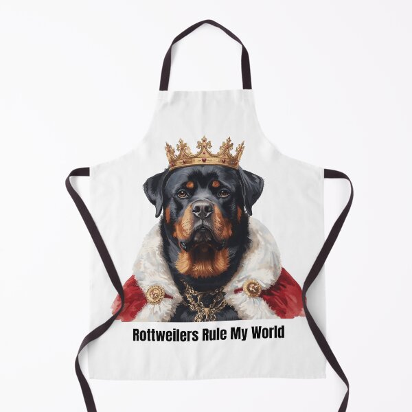 Item preview, A Beautiful Rottweiler Dressed as a King - Rottweilers Rule My World designed and sold by Soulstar Designs.