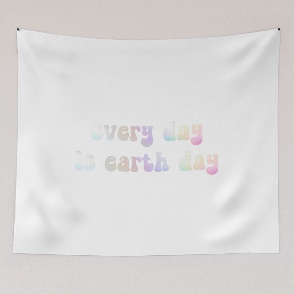 Item preview, Every Day is Earth Day Iridescent Groovy Psychadelic  designed and sold by coffeepolicy.