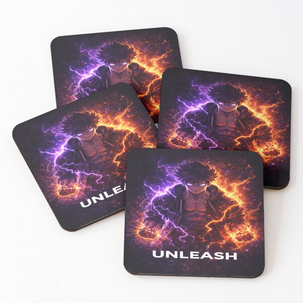 Item preview, ⚡ Unleash Your Power | Electric Shonen Anime Glow designed and sold by SSVSTICKERS.