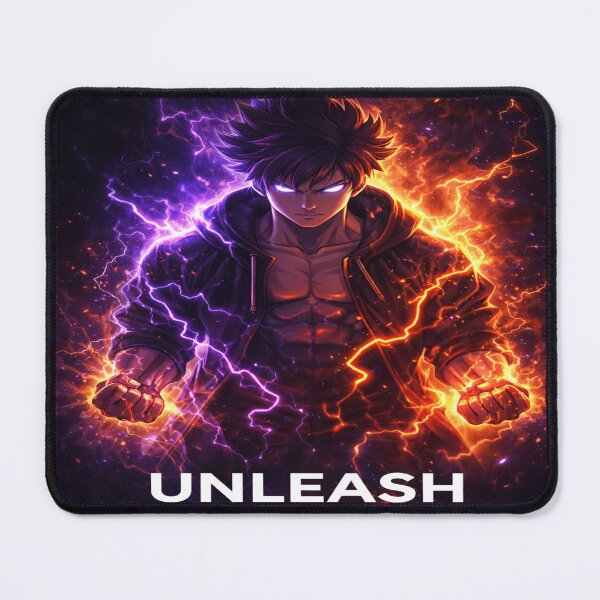 Item preview, ⚡ Unleash Your Power | Electric Shonen Anime Glow designed and sold by SSVSTICKERS.