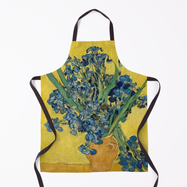 Item preview, Irises 9 by Vincent van Gogh: Blue Floral Still Life Poster designed and sold by artofuniverse.