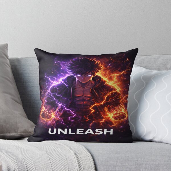 Item preview, ⚡ Unleash Your Power | Electric Shonen Anime Glow designed and sold by SSVSTICKERS.