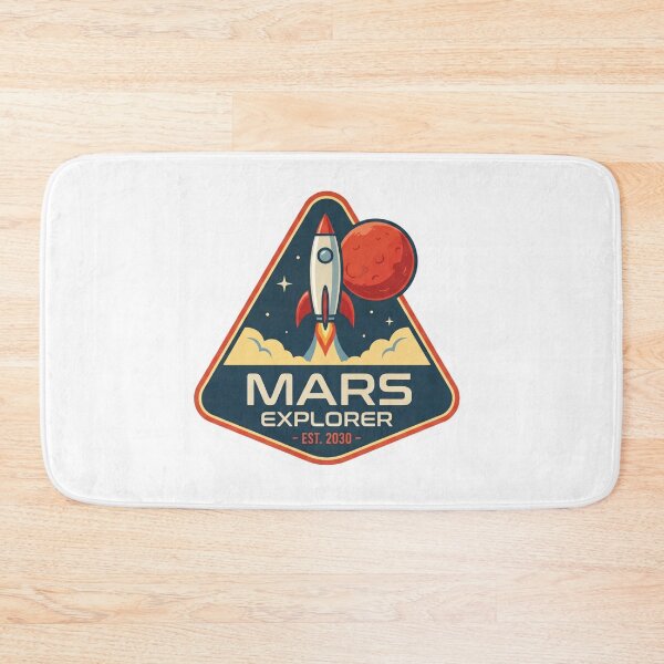 Item preview, Mars Explorer Mission Badge designed and sold by IllustrifyArts.