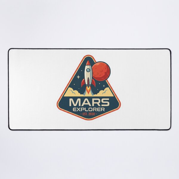 Item preview, Mars Explorer Mission Badge designed and sold by IllustrifyArts.