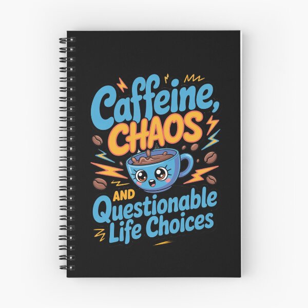 Item preview, Sarcastic Humor Caffeine, Chaos, and Questionable Life Choices designed and sold by fantasticdesign.