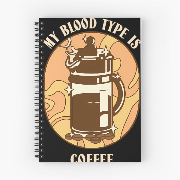 Item preview, My Blood Type Is Coffee Coffee T-Shirt designed and sold by NosuriHanArt.