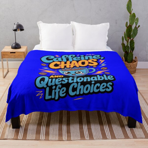 Item preview, Sarcastic Humor Caffeine, Chaos, and Questionable Life Choices designed and sold by fantasticdesign.