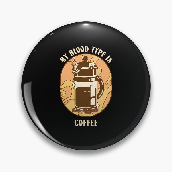Item preview, My Blood Type Is Coffee Coffee T-Shirt designed and sold by NosuriHanArt.