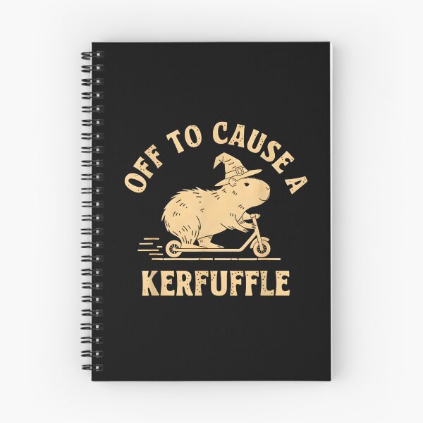 Item preview, Off To Cause A Kerfuffle Groundhog Funny Capybara Meme designed and sold by FerminVigo.