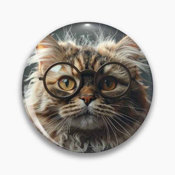 Item preview, Portrait of a scientist cat designed and sold by BetweenForms.