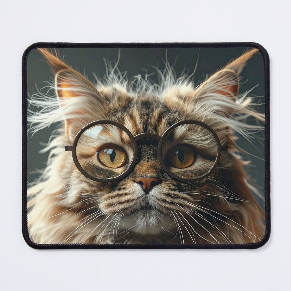 Item preview, Portrait of a scientist cat designed and sold by BetweenForms.