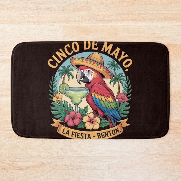 Item preview, Cinco De Mayo Parrot Margarita Sombrero Tropical Fiesta Mexican Party Design designed and sold by Designgallery65.