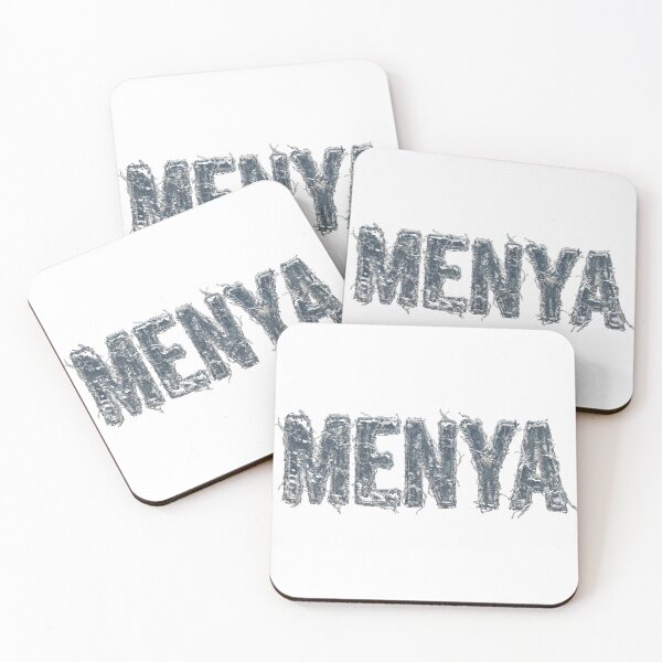 Item preview, Menya Distressed Blue Denim Typography Design designed and sold by Lordenzoo.