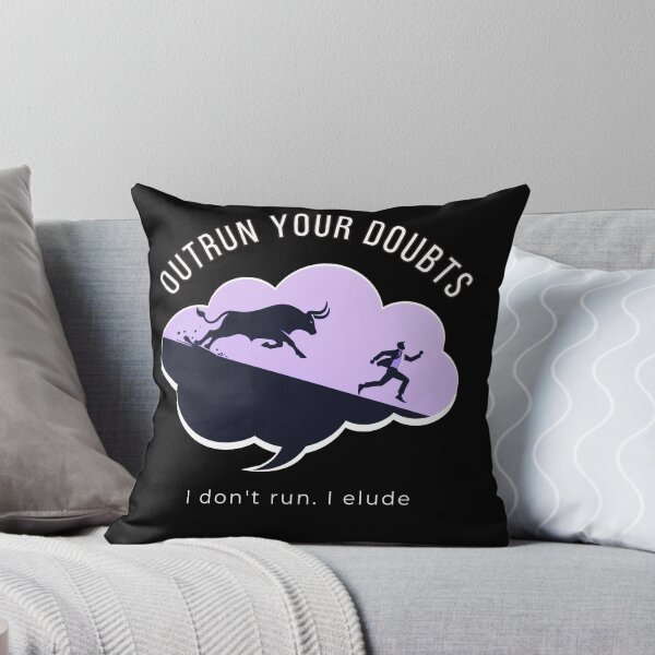 Item preview, Motivational Mindset: Outrun Your Doubts - Dedicated for Dark Backgrounds designed and sold by EllaWerk.