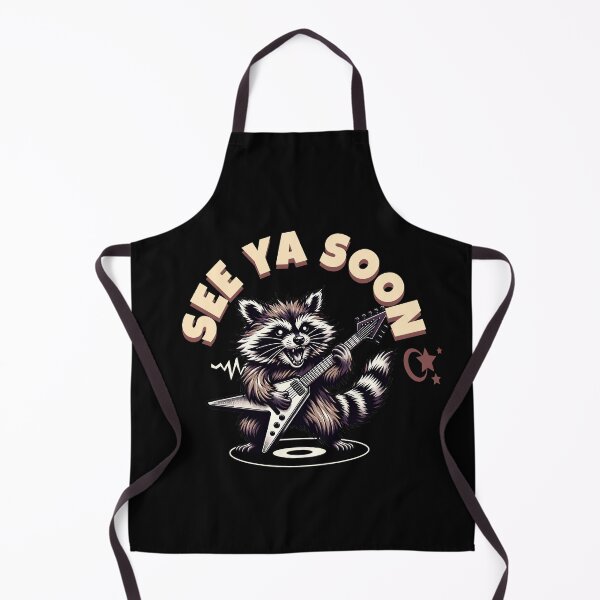 Item preview, see ya soon, 2 Side See Ya Soon Racoon Funny Raccoon Star Saying Quote designed and sold by stylboutique.