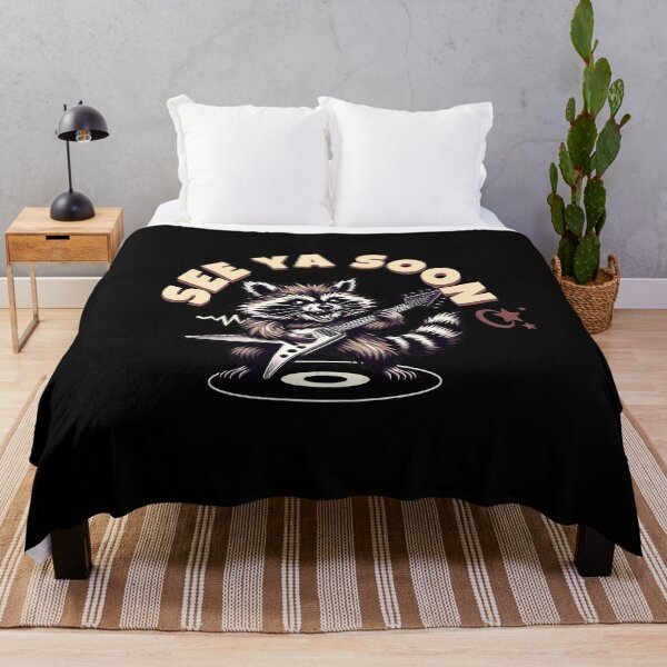 Item preview, see ya soon, 2 Side See Ya Soon Racoon Funny Raccoon Star Saying Quote designed and sold by stylboutique.