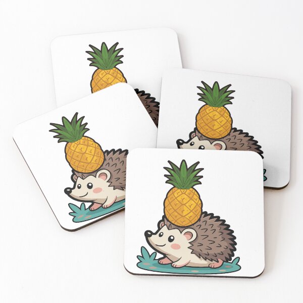 Item preview, Pineapple hedgehog  cute & Classic T-Shirt designed and sold by Fun Mood Prints .