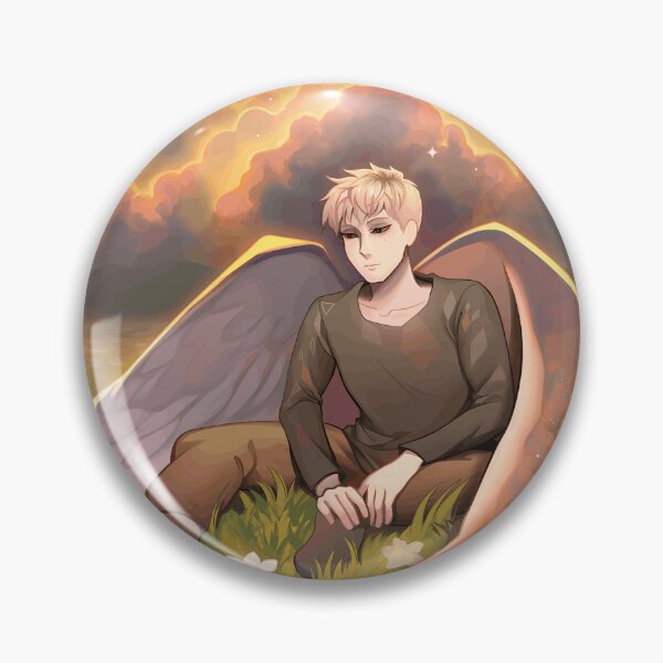 Item preview, Angel Boy in Golden Clouds designed and sold by TomatiLove.