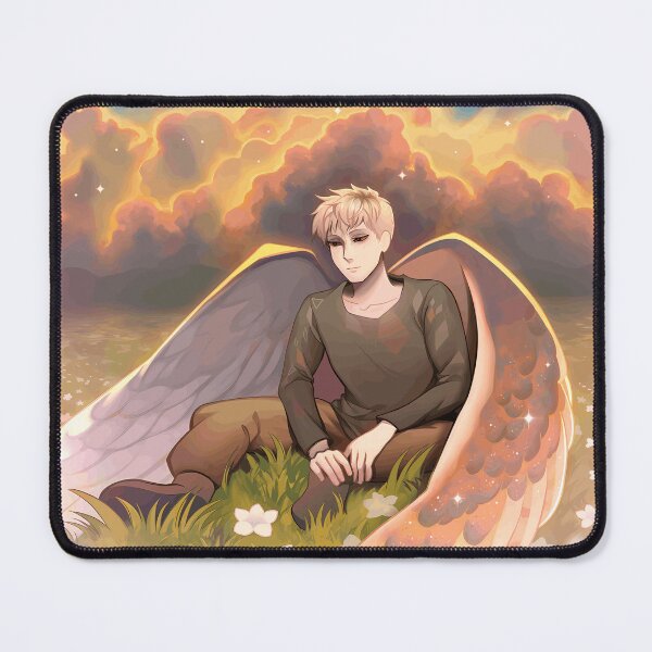Item preview, Angel Boy in Golden Clouds designed and sold by TomatiLove.
