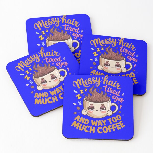 Artikelvorschau, Sarkastischer Humor, zerzauste Haare, müde Augen und viel zu viel Kaffee entworfen und verkauft von fantasticdesign.