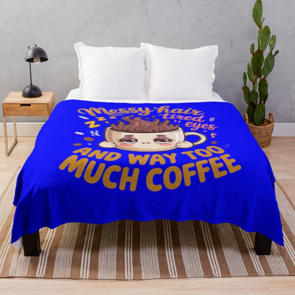 Item preview, Sarcastic Humor Messy Hair Tired Eyes And Way Too Much Coffee designed and sold by fantasticdesign.