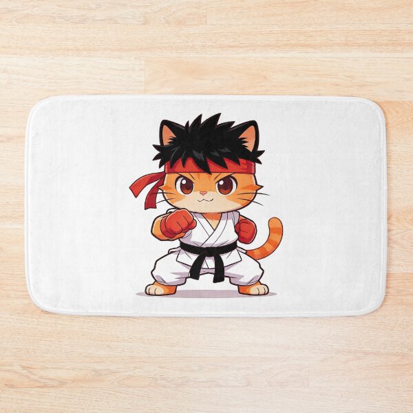 Item preview, Cute Karate Cat Street Fighter  designed and sold by CuteKats.