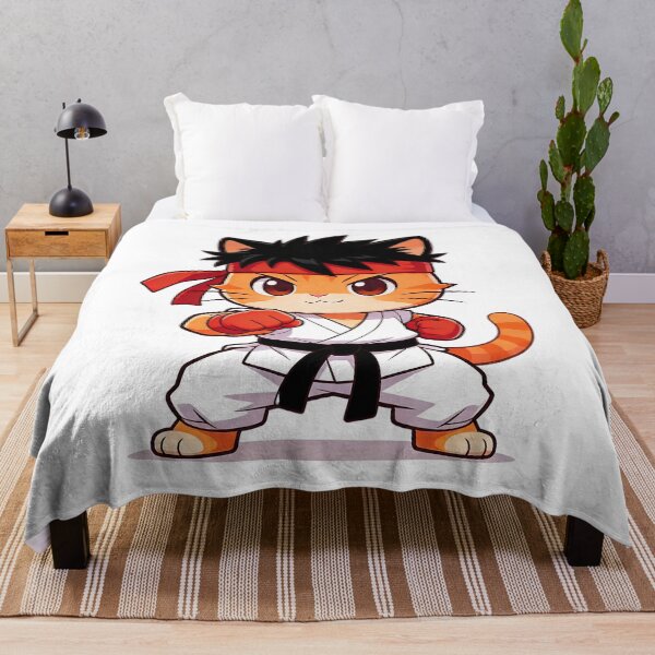 Item preview, Cute Karate Cat Street Fighter  designed and sold by CuteKats.