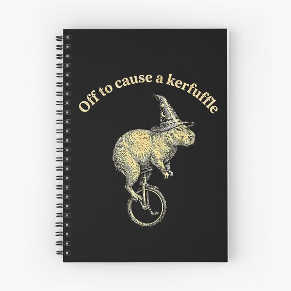 Item preview, Off To Cause A Kerfuffle Groundhog Funny Capybara Meme designed and sold by FerminVigo.