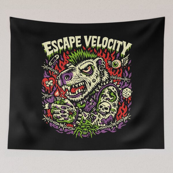 Item preview, Punk Capybara - Escape Velocity designed and sold by SidTastic .