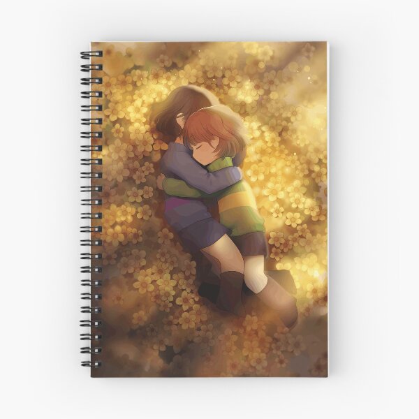 Item preview, Two Characters Hugging in Flowers designed and sold by TomatiLove.